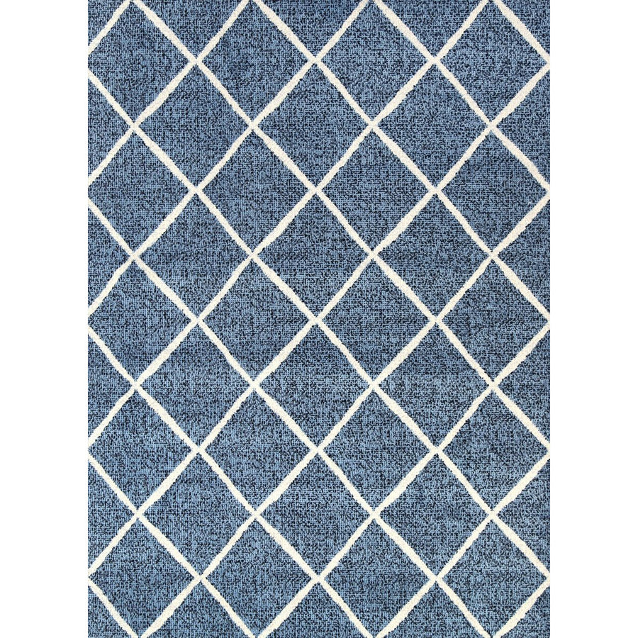 Allure Cross Diamond Blue Cream Rug 240x330 cm