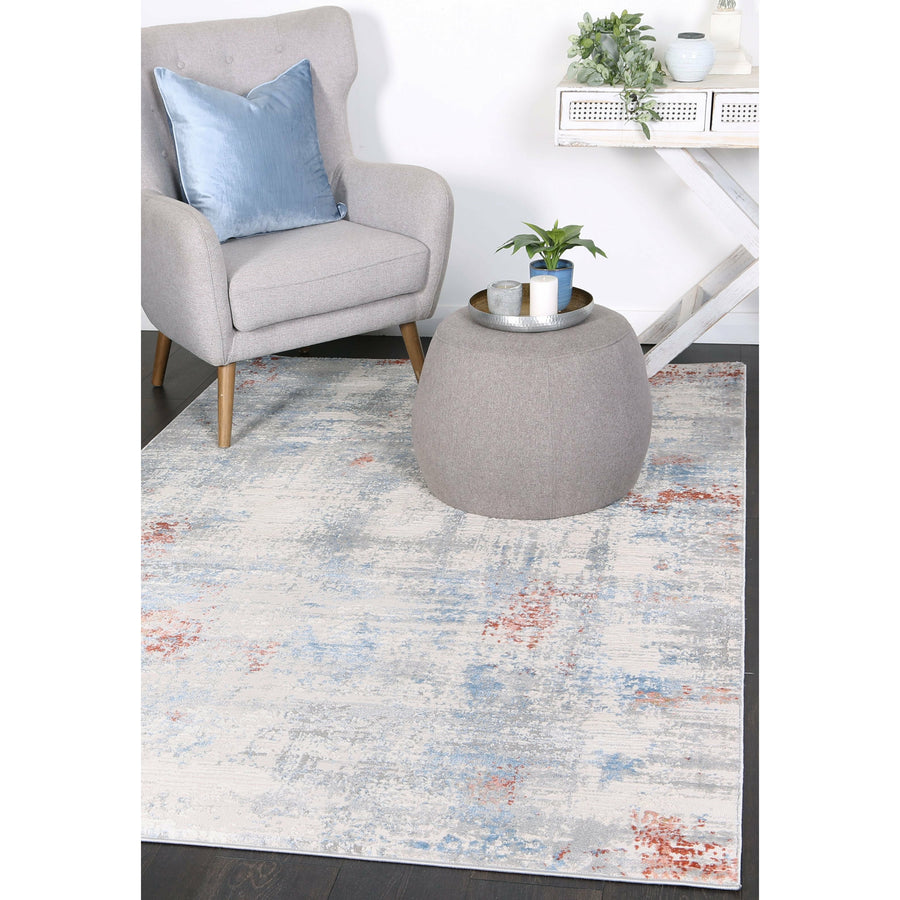 Amelia Grey Multi Modern Rug 160x230 cm