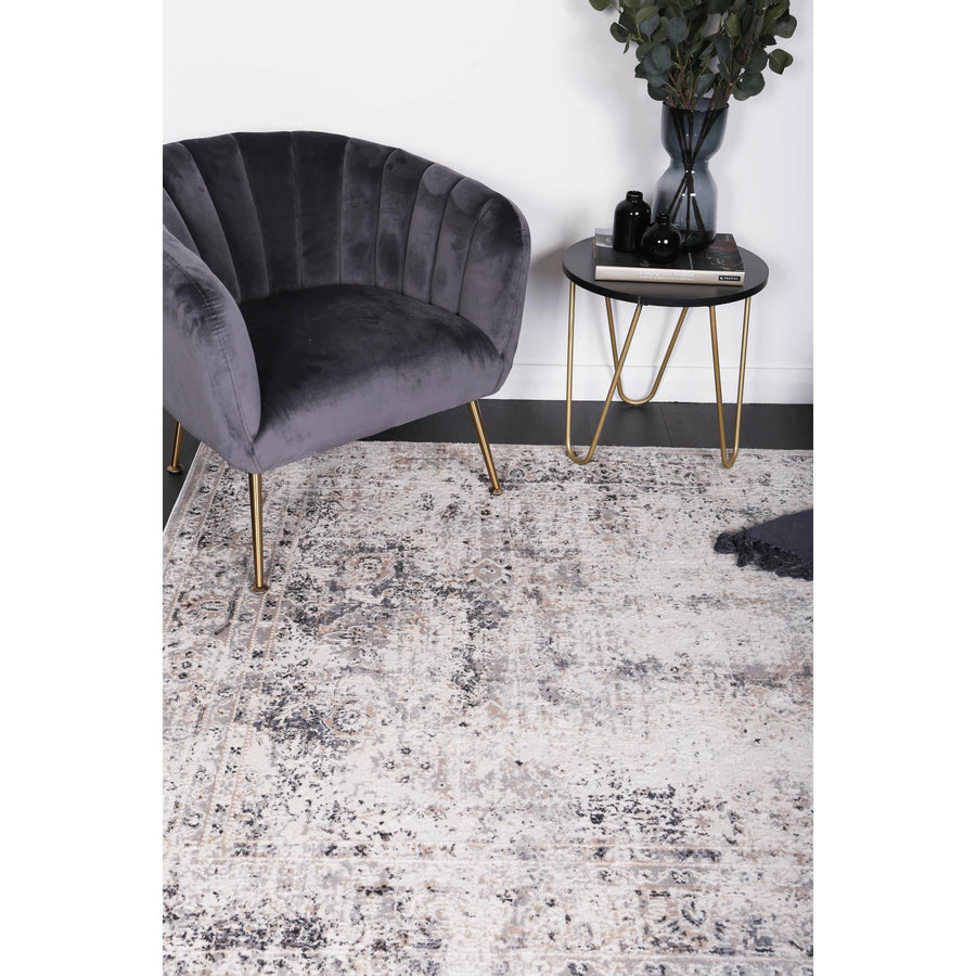 Amelia Beige Grey Contemporary Rug 160x230 cm