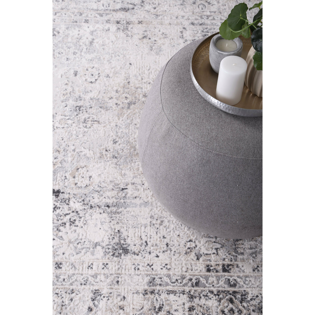 Amelia Beige Grey Contemporary Rug 160x230 cm