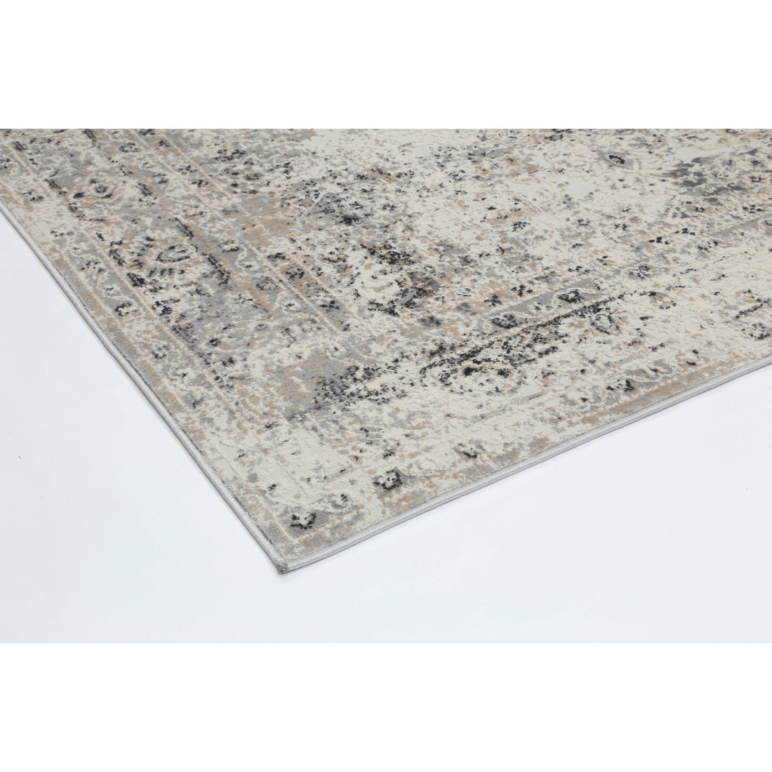 Amelia Beige Grey Contemporary Rug 160x230 cm