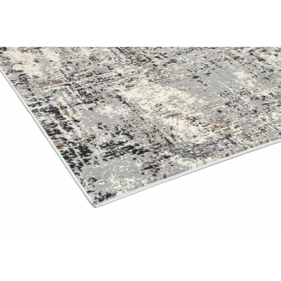 Amelia Grey Modern Rug 80x300 cm