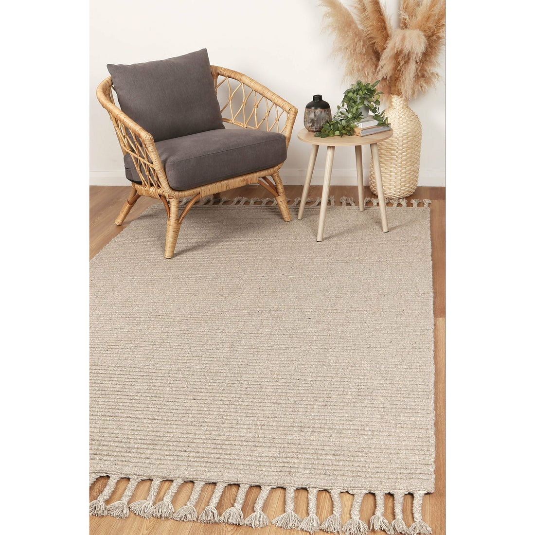 Leilani Modern Wool Ash Rug 160x230cm