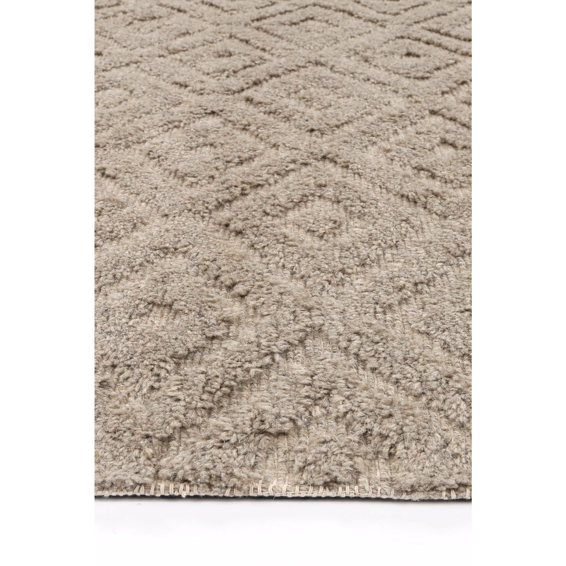 Leilani Plush Diamond Ash Rug 160x230cm