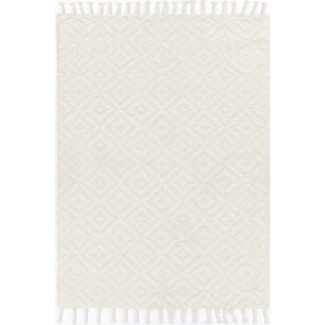 Leilani Plush Diamond Cream Rug 160x230cm