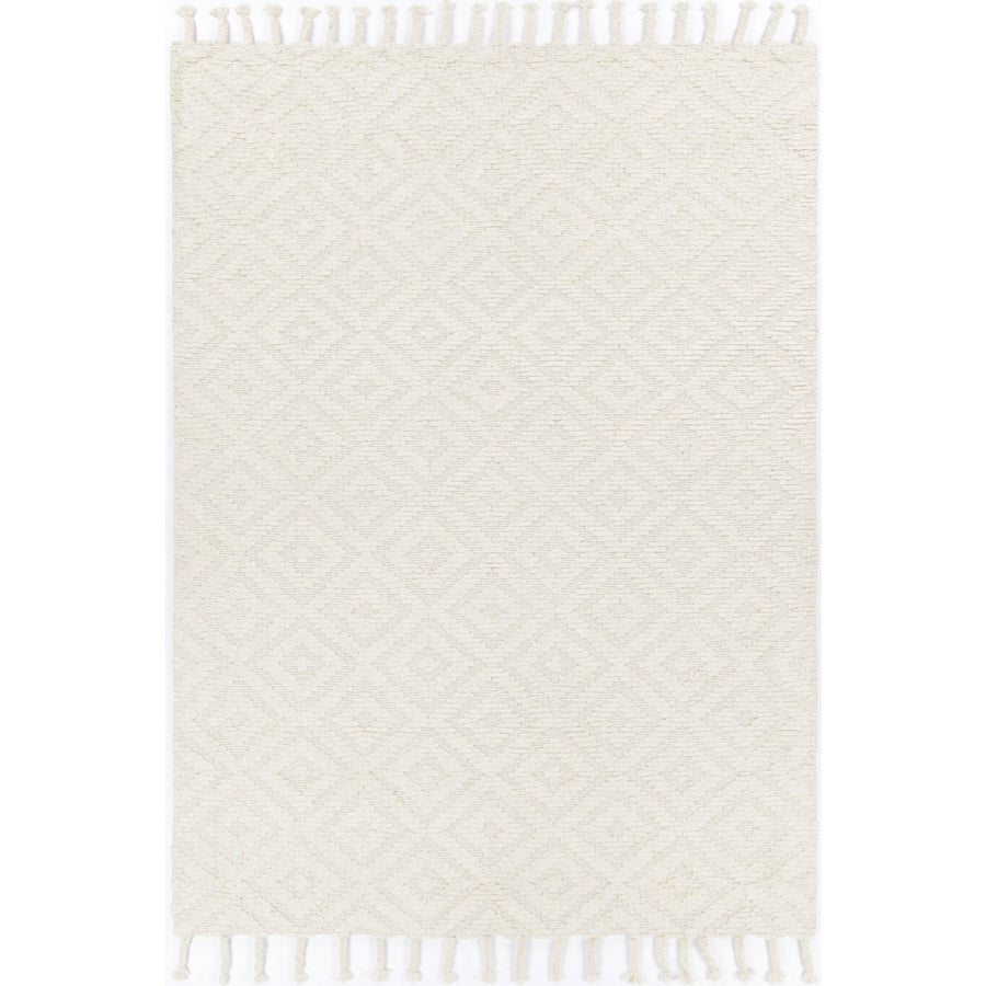 Leilani Plush Diamond Cream Rug 160x230cm