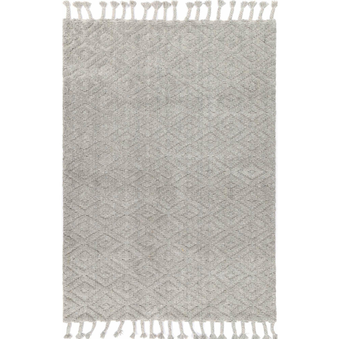 Leilani Plush Diamond Grey Rug 160x230cm