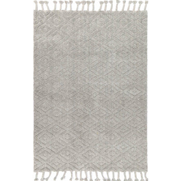 Leilani Plush Diamond Grey Rug 160x230cm