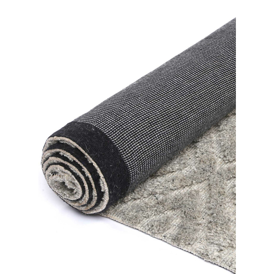 Leilani Plush Diamond Grey Rug 200x290cm