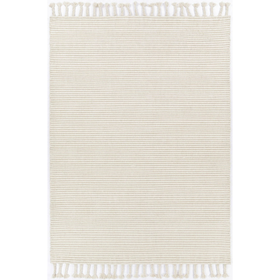 Leilani Modern Wool Cream Rug 300x400cm