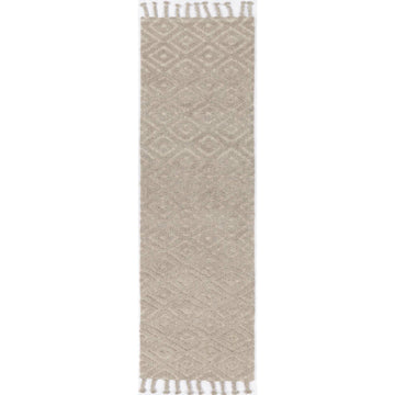 Leilani Plush Diamond Ash Rug 80x300cm