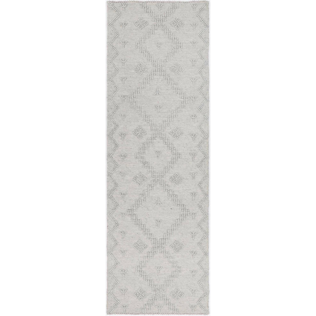 Leilani Boho Chic Grey Rug 80x300cm