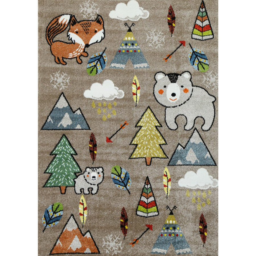 Nova Kids Beige Adventure Rug 120x170 cm