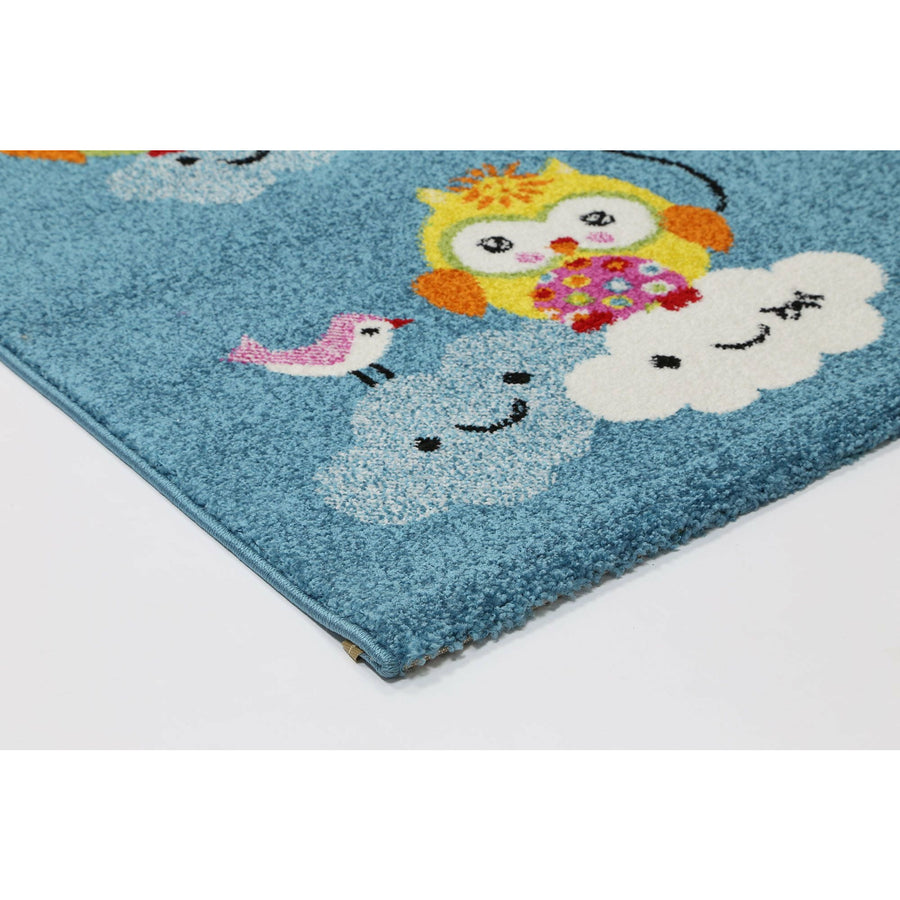 Nova Kids Blue Owl Balloon Rug 120x170 cm