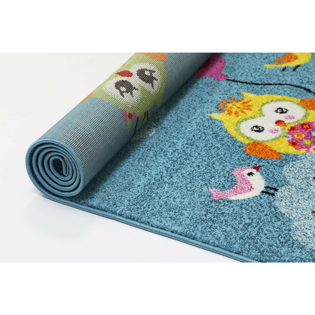 Nova Kids Blue Owl Balloon Rug 120x170 cm