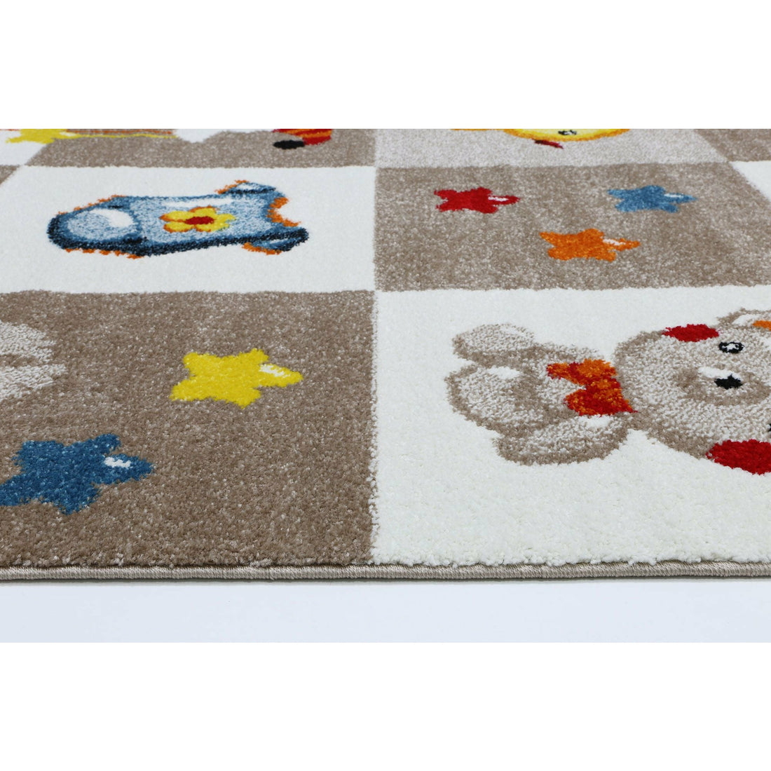 Nova Kids Beige Boxy Rug 120x170 cm