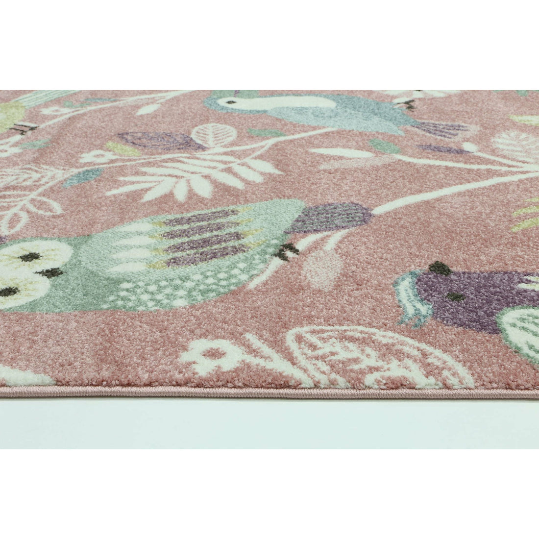 Nova Kids Pink Pastel Bird Rug 120x170 cm