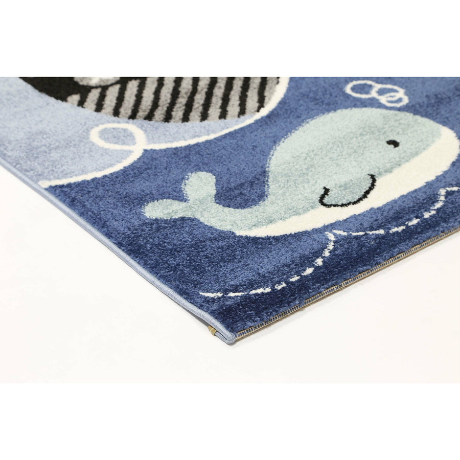 Nova Kids Blue Animal Arc Rug 120x170 cm