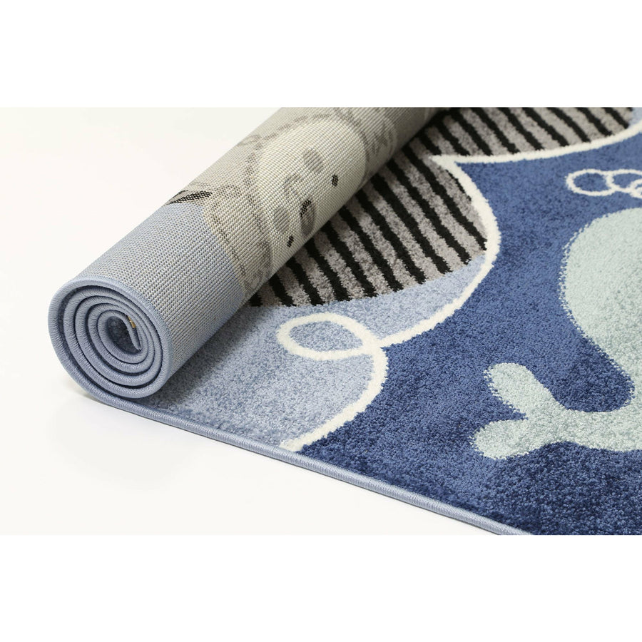 Nova Kids Blue Animal Arc Rug 120x170 cm