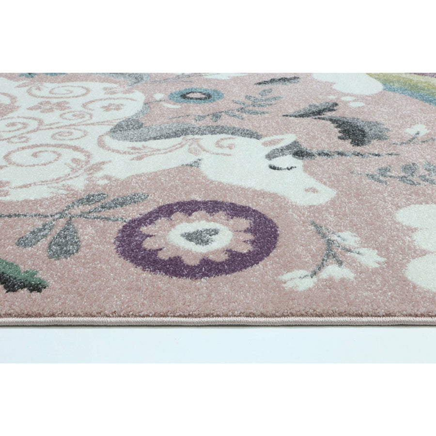 Nova Kids Pink Unicorn Rug 120x170 cm