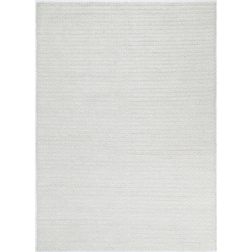 Zayna Cue White Wool Blend Rug 160x230cm