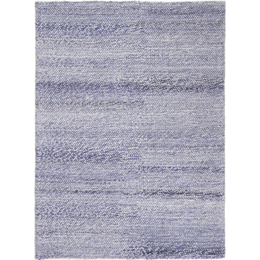 Zayna Loopy Blue Wool Blend Rug 160x230cm