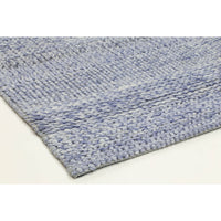 Zayna Grace Blue Wool Blend Rug 240x330cm