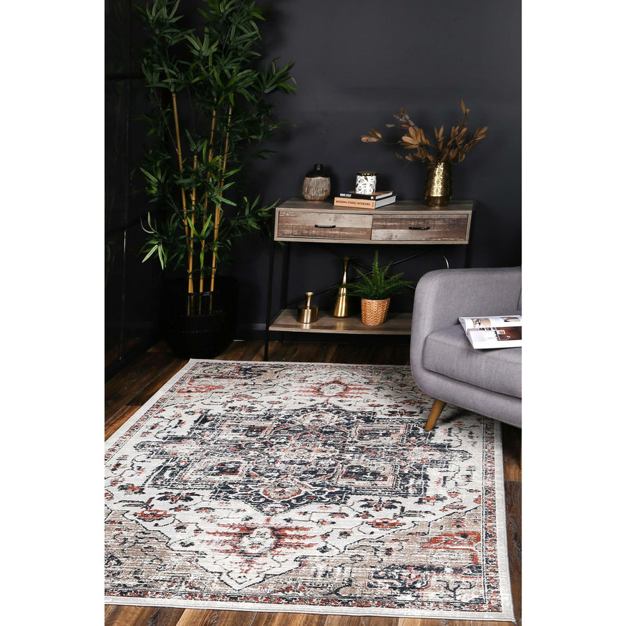 Talulla Oriental Light Grey Rug 240x320cm