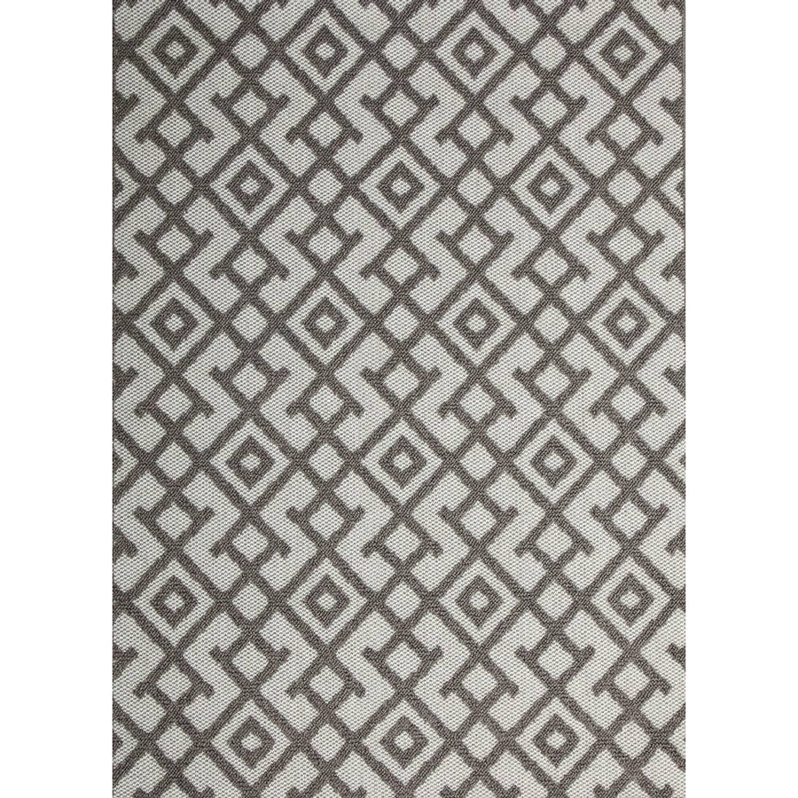 Hawaii Grey Diamond Shaped Rug 160x230cm