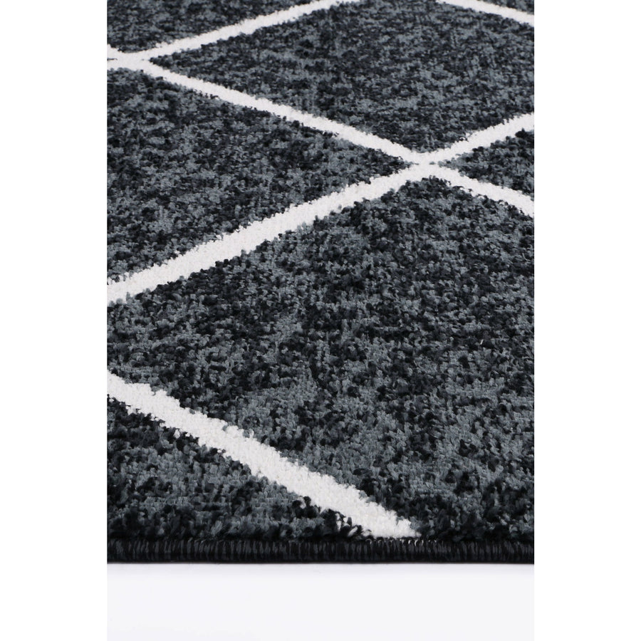 Windjana Diamond Charcoal Rug 160x230cm