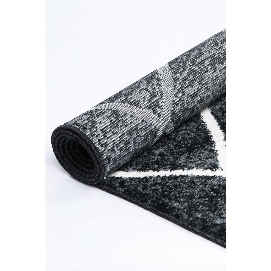 Windjana Diamond Charcoal Rug 160x230cm