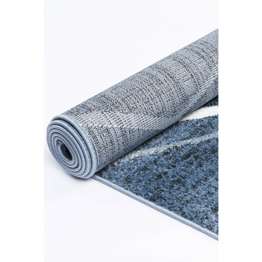 Windjana Abstract Stripe Blue Rug 160x230cm