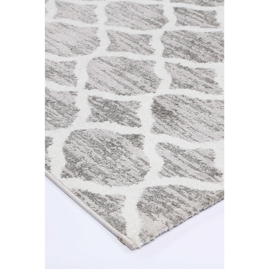 Windjana Lattice Silver Rug 160x230cm