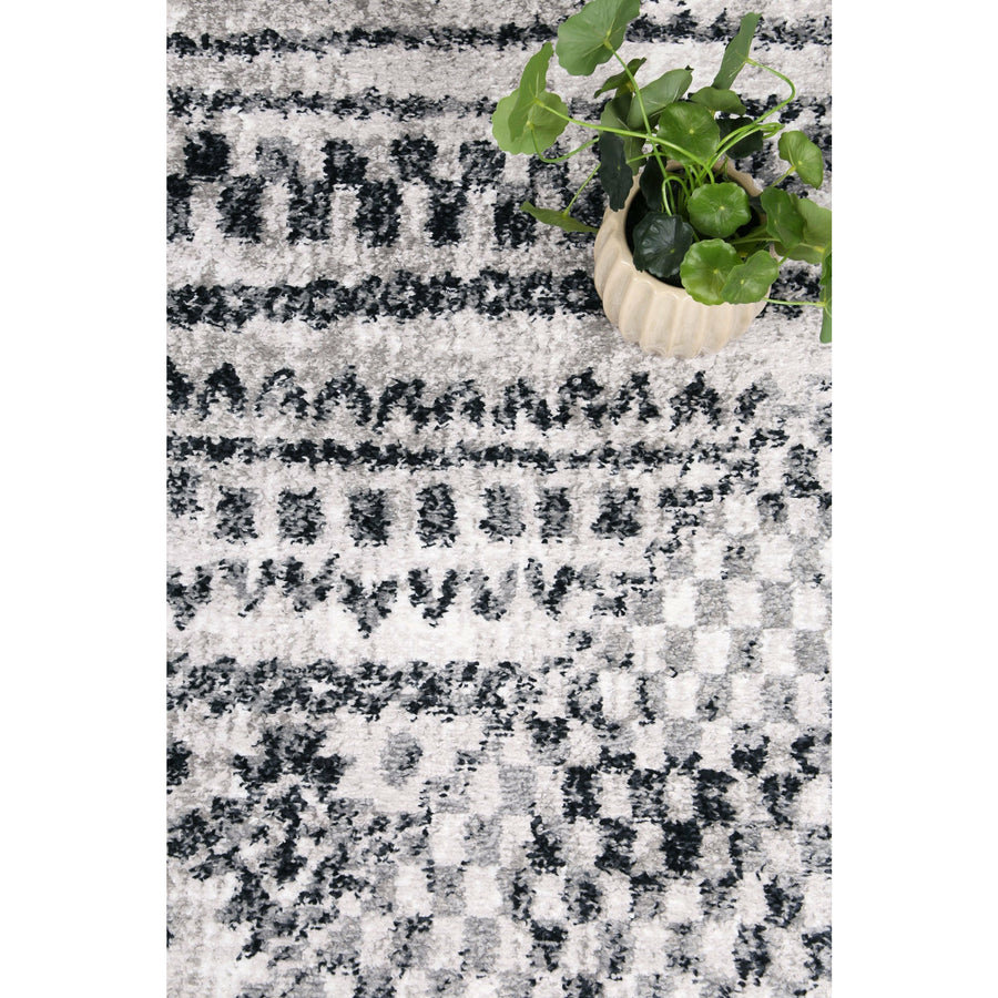 Windjana Tribal Charcoal Rug 160x230cm