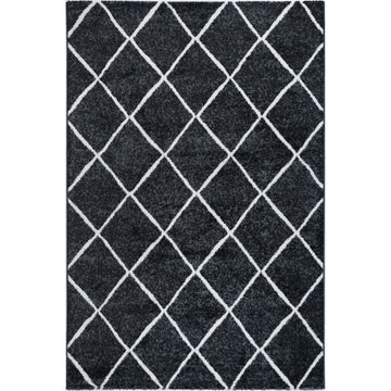 Windjana Diamond Charcoal Rug 200x290cm