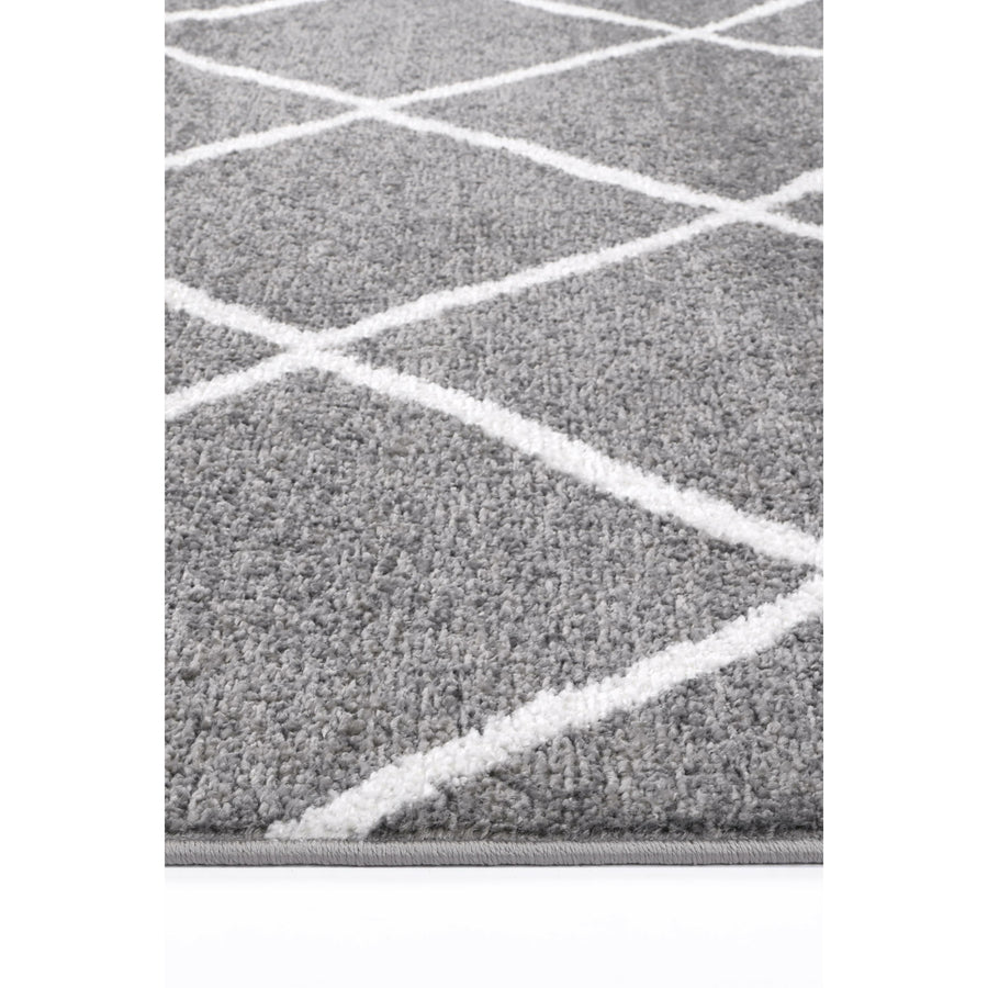 Windjana Diamond Grey Rug 200x290cm