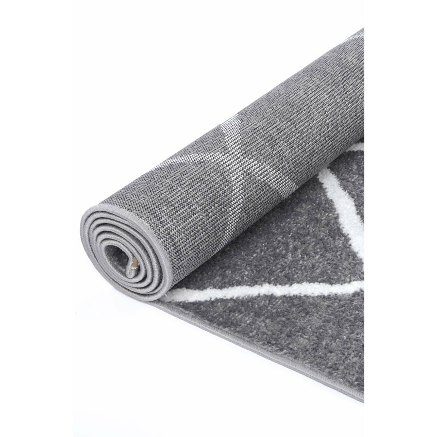 Windjana Diamond Grey Rug 200x290cm