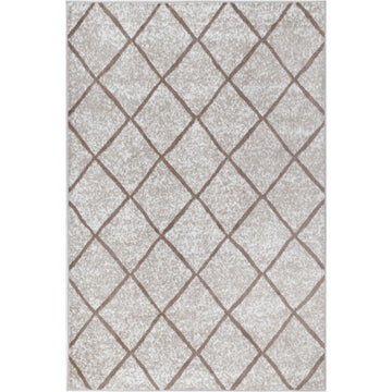 Windjana Diamond Latte Rug 200x290cm