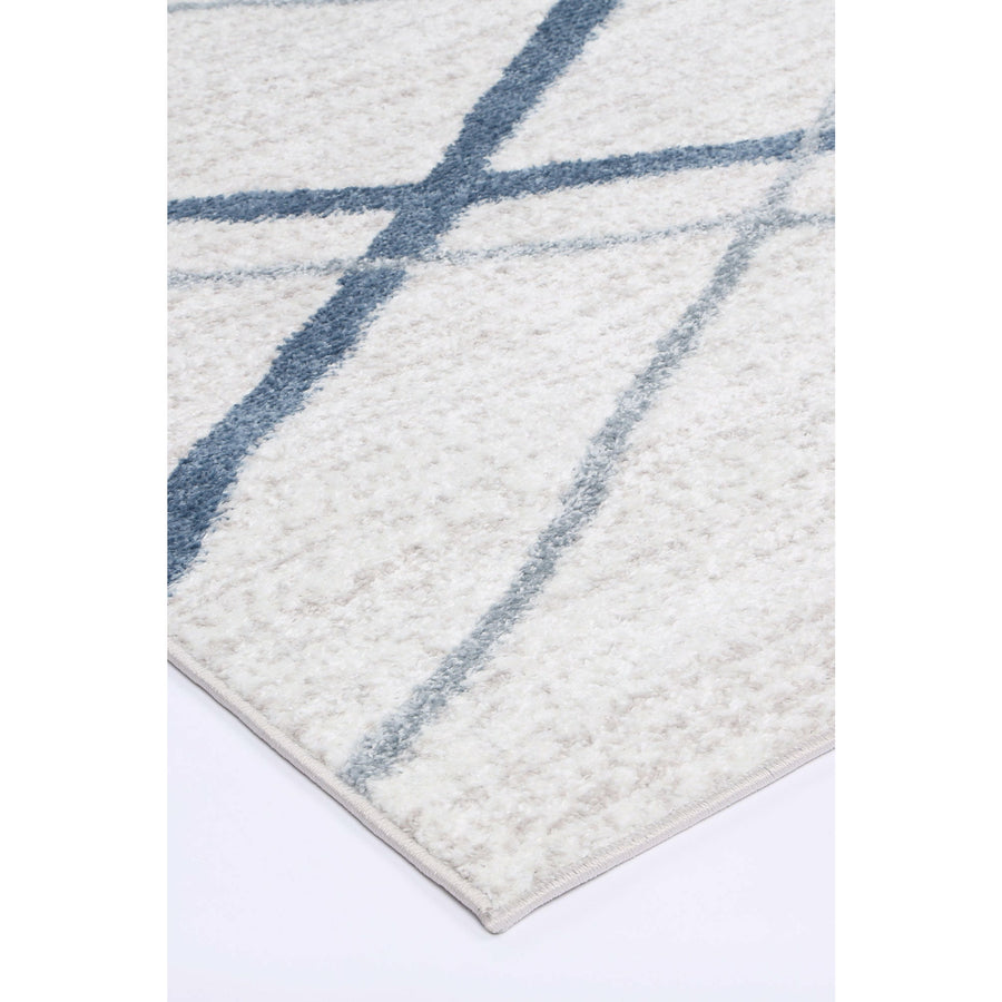 Windjana Abstract Stripe Light Blue Rug 200x290cm