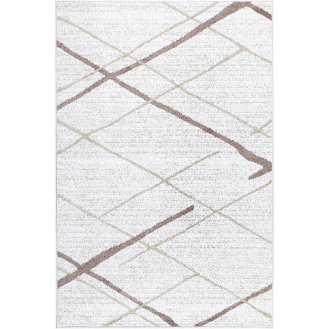 Windjana Abstract Stripe Latte Rug 240x330cm