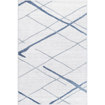 Windjana Abstract Stripe Light Blue Rug 240x330cm