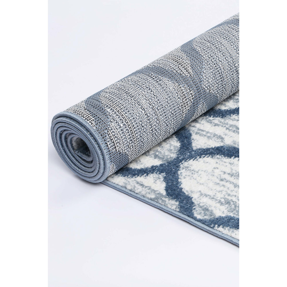 Windjana Lattice Blue Rug 240x330cm