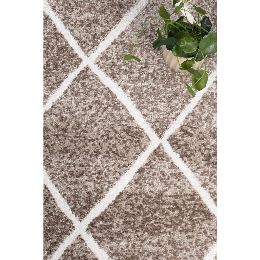 Windjana Diamond Mocha Rug 280x380cm