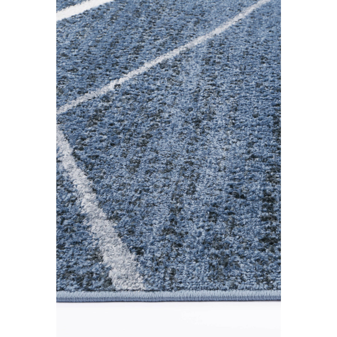 Windjana Abstract Stripe Blue Rug 280x380cm