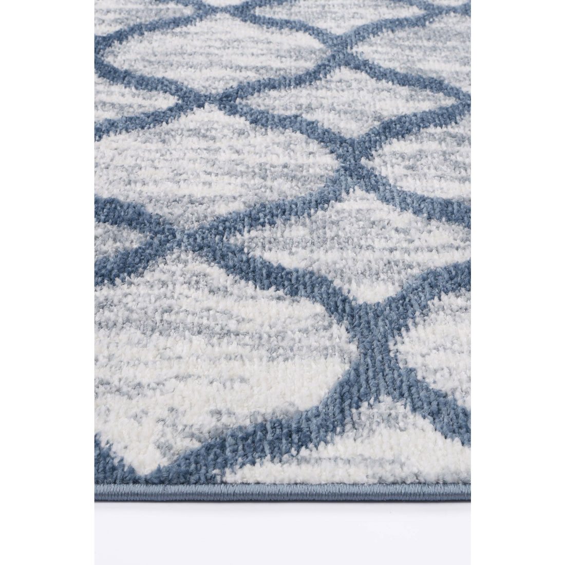 Windjana Lattice Blue Rug 280x380cm