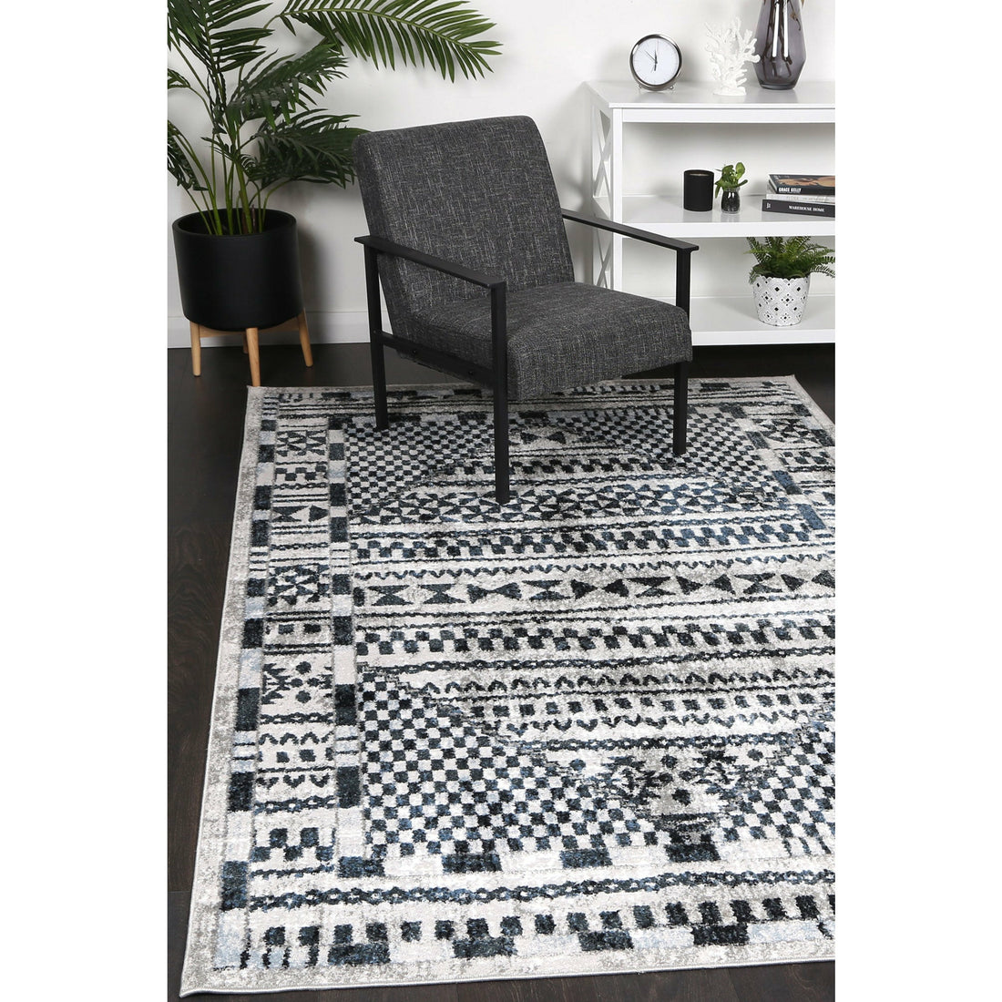 Windjana Tribal Blue Rug 280x380cm