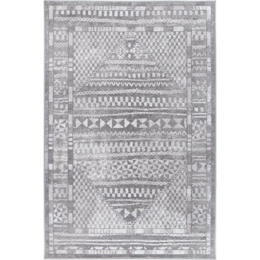 Windjana Tribal Grey Rug 80x150cm