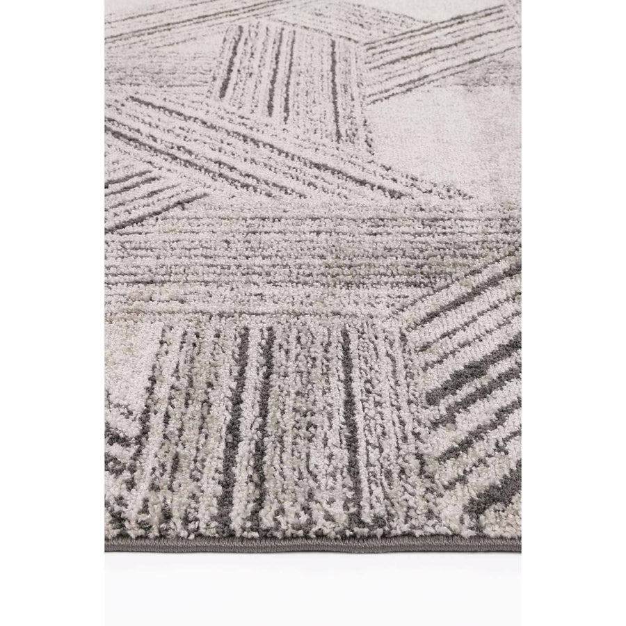 Verve Grey Geometric Rug 160x230cm