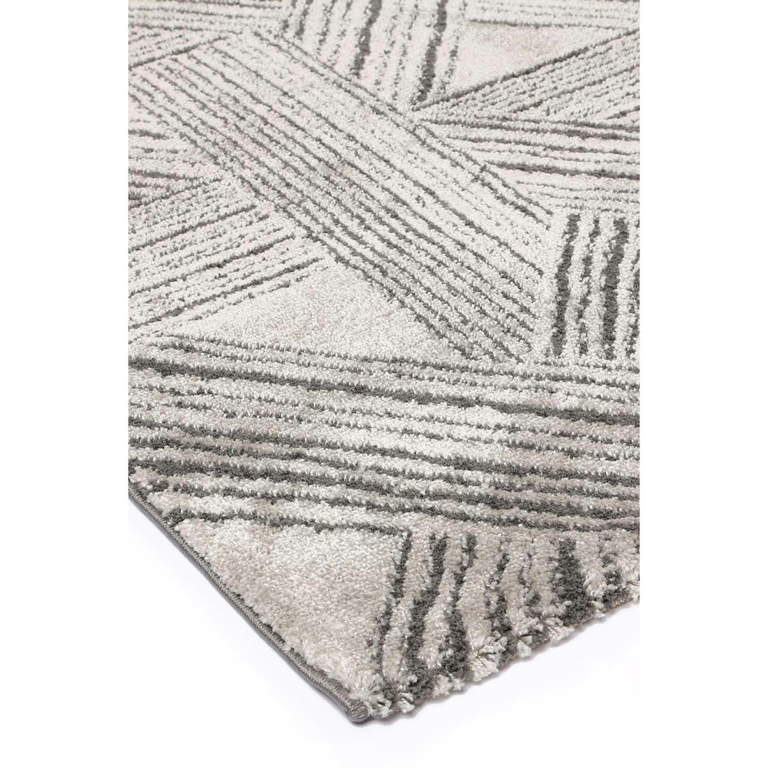 Verve Grey Geometric Rug 240x330cm