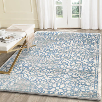 Morisot Blue Demask Rug 200x290cm